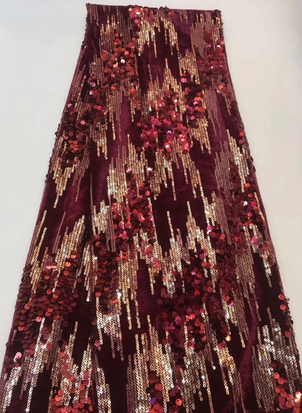 Кружевные ткани с блестками кружевные разноцветными листьями модные