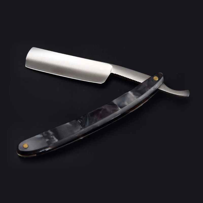 Non-slip Vintage Beard Razor Professional Men Shaving Knife Straight Edge Steel Manual Hair Removal Barber Shaver Tools |