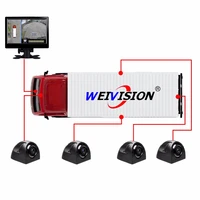 car accessories 360 bird view surround dvr record panoramic system for school bus truck fire engine optional hd monitor