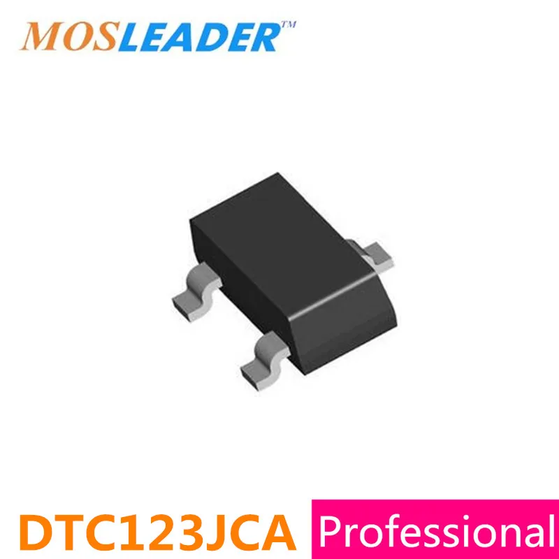 Mosleader SMD DTC123JCA SOT23 1000 шт. 3000 E42 с алюминиевой крышкой 50В 0.1A 100mA PNP DTC123J DTC123JC DTC123