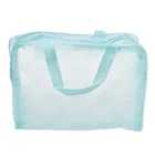 Сумка-Органайзер для косметики, прозрачная, водонепроницаемая, с цветочным рисунком, сумочка для зубных щеток