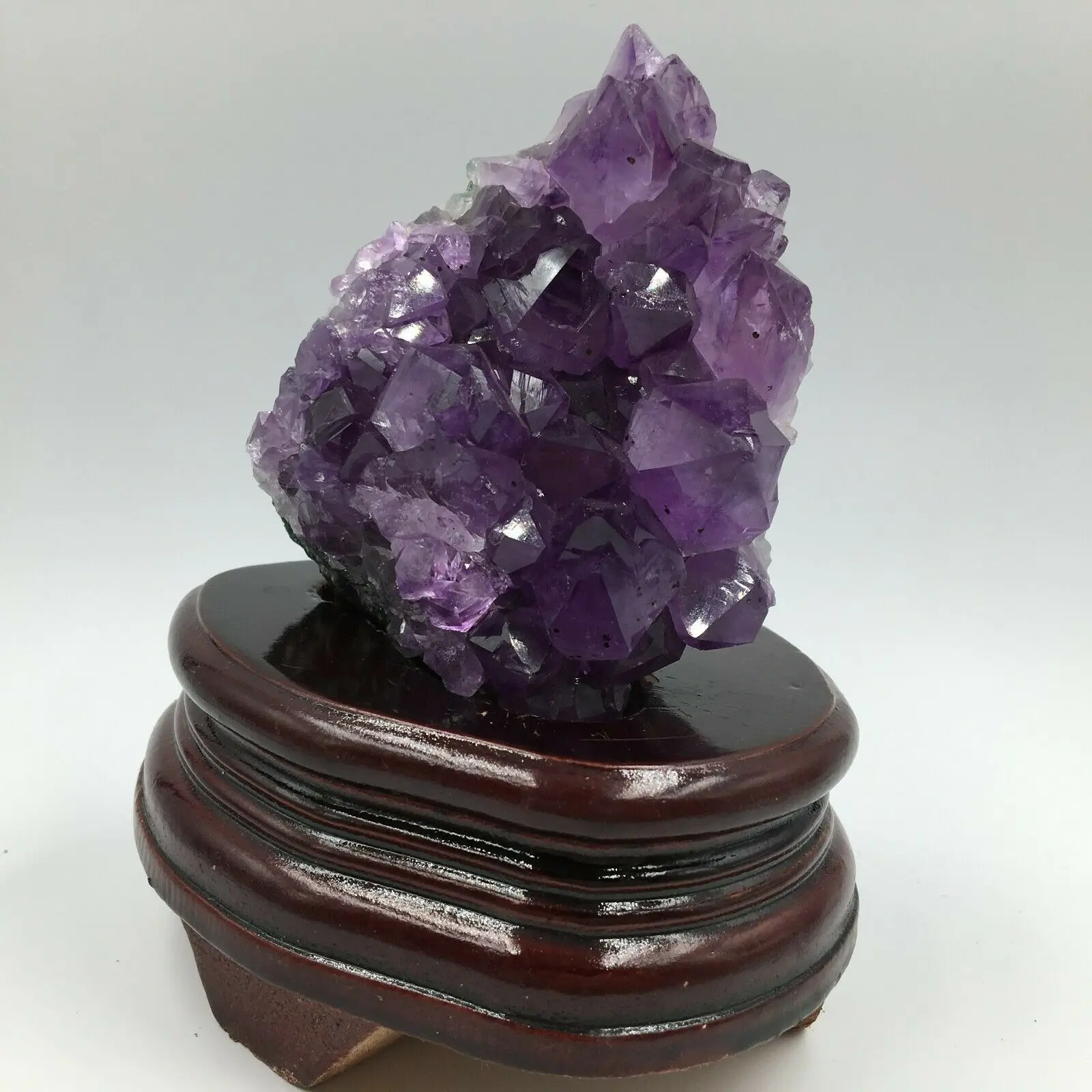560 г натуральный аметистовый кварцевый геодезический кристалл/Подставка|Камни| |
