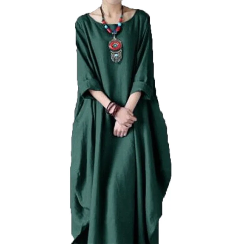 Vestidos De Festa Women Dress Vetement Femme Harajuku Long Summer Style Casual Vintage Plus Size Bohemian Clothing | Женская одежда