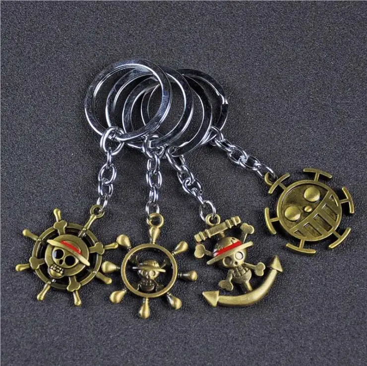 Одна штука игрушка фигурки брелок Шарм Luffy Zoro Sanji Nami держатель Chaveiro кулон для