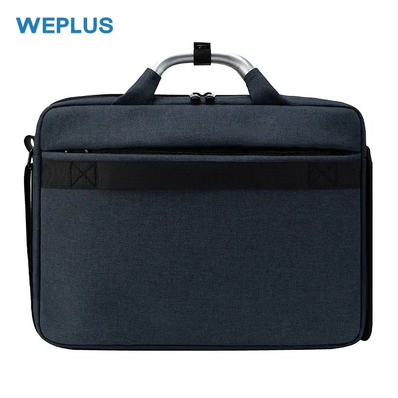 WEPLUS 14 4 дюйма Портфель Сумка для ноутбука с ручкой из сплава мужчин