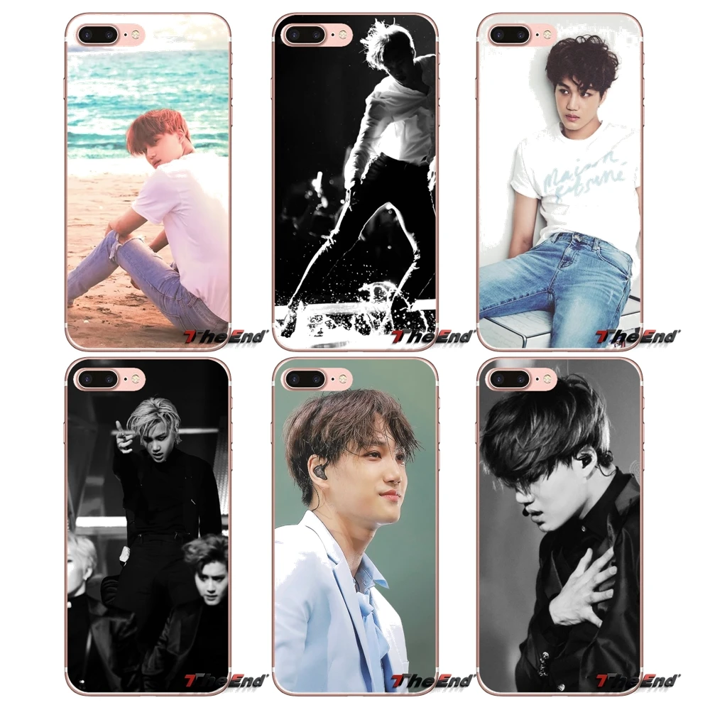 Kai Kim Jong In Exo Kpop прозрачный чехол из ТПУ Для Xiaomi Mi6 Mi 6 A1 Max Mix 2 5X 6X Redmi Note 5 5A 4X 4A A4 4 3 Plus