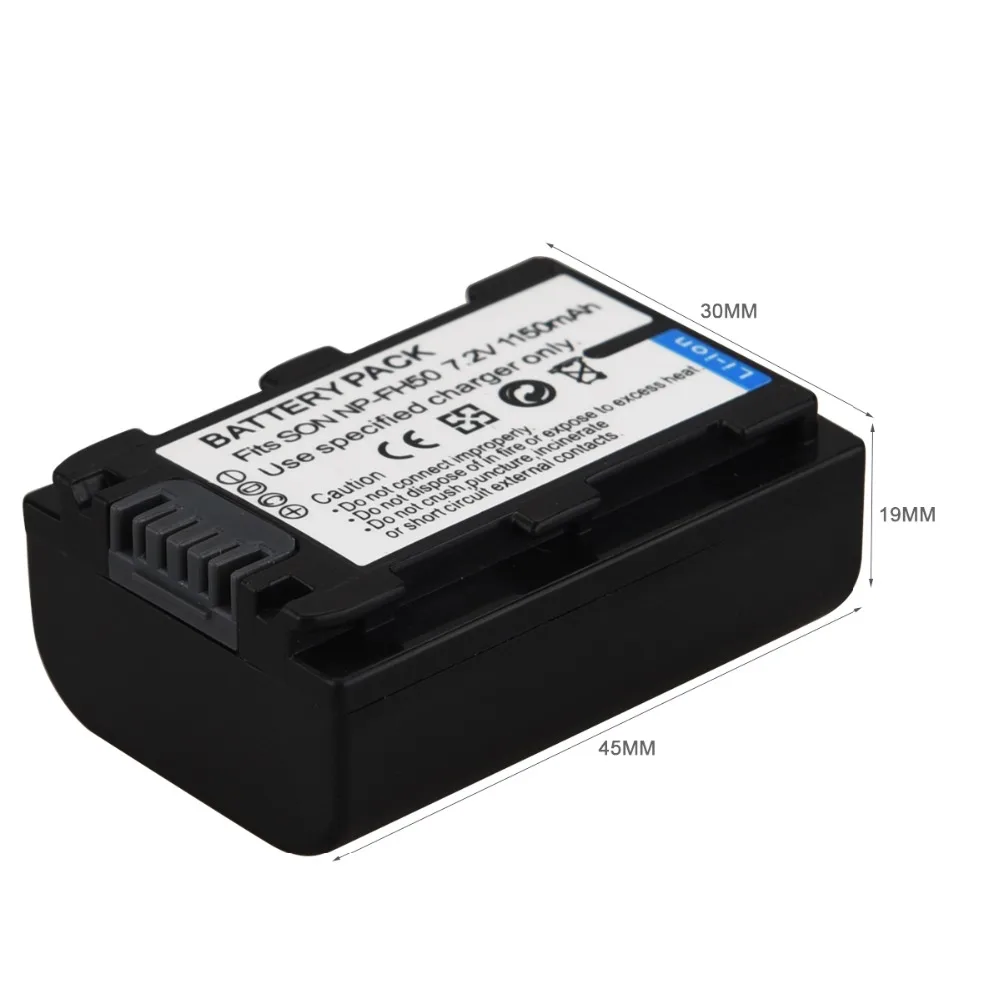 Аккумулятор NP FH50 1 шт. для камеры 1150 мАч Sony аккумулятор FH50| |