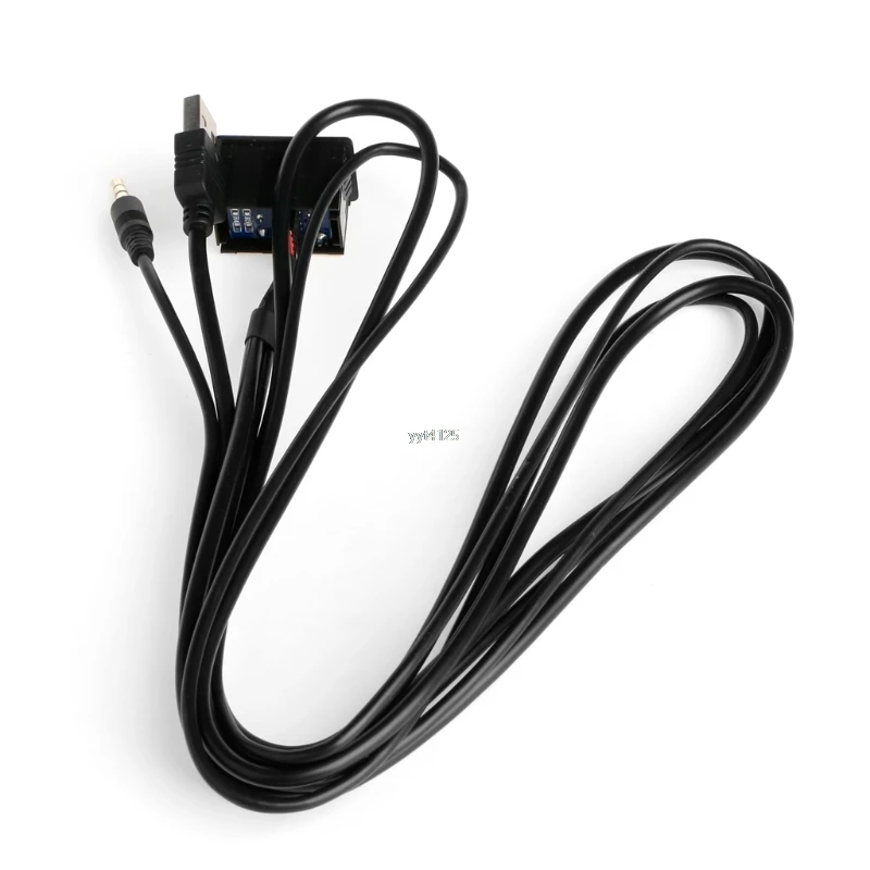 Новый автомобильный разъем 3 5 мм USB AUX для наушников монтажный адаптер панель вход