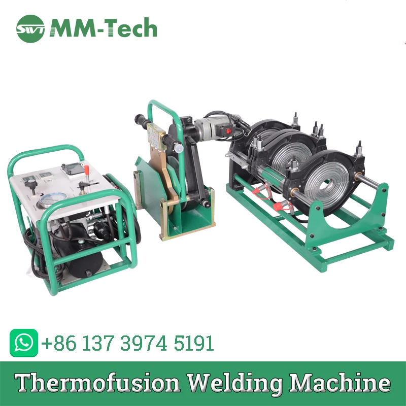 SWT-B250/90H hdpe труба Стыковая сварочная машина для 90-215 мм