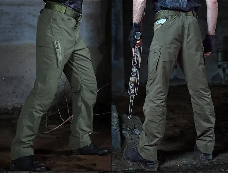 Lightweight Urban Tactical Cargo Pants Men Casual Quick Drying Breathable Stretch SWAT Army Military Pants