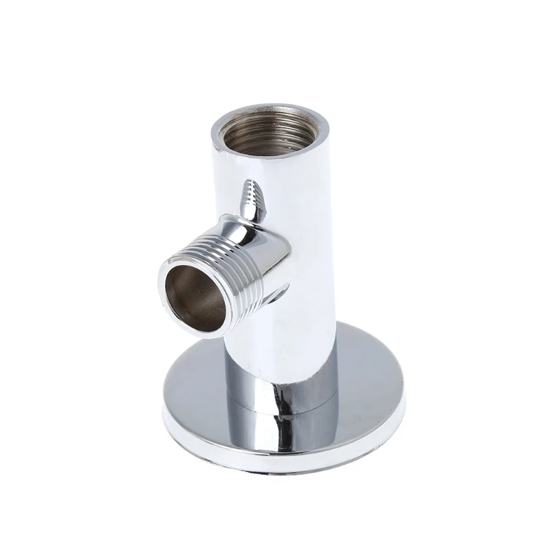 Chrome Shower Arm Flange Holder Brass Hose Connector Wall Suction Cup Mount L15 | Обустройство дома