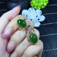kjjeaxcmy boutique jewels 925 925 sterling silver and natural hetian jasper ring necklace pendant set silk spider jewelry