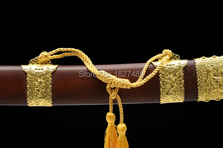 106 см * высококачественные китайские ножи WUSHU/KungFu Sword KangXi из марганцевой стали с