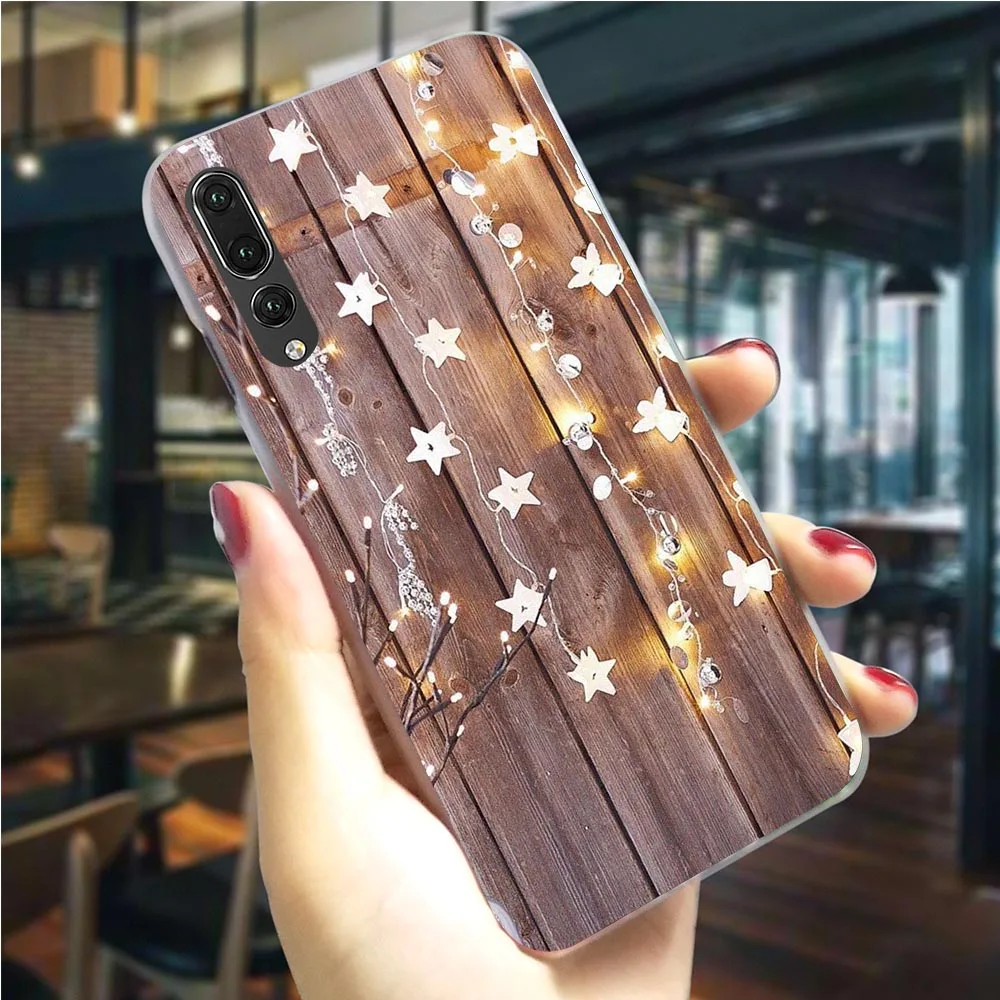 Пейзаж Зима светильник снег чехол для телефона для huawei Honor 7X крышка 6A 7A Pro 7C 8C/8 9 10 Lite Play Y6/Y6 Y7 Prime Y9 Nova 3/3i/4 - Цвет: K1031010