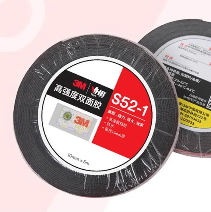 3M 5952 высокопрочная Двухсторонняя клейкая лента VHB двусторонняя S52 прочная без