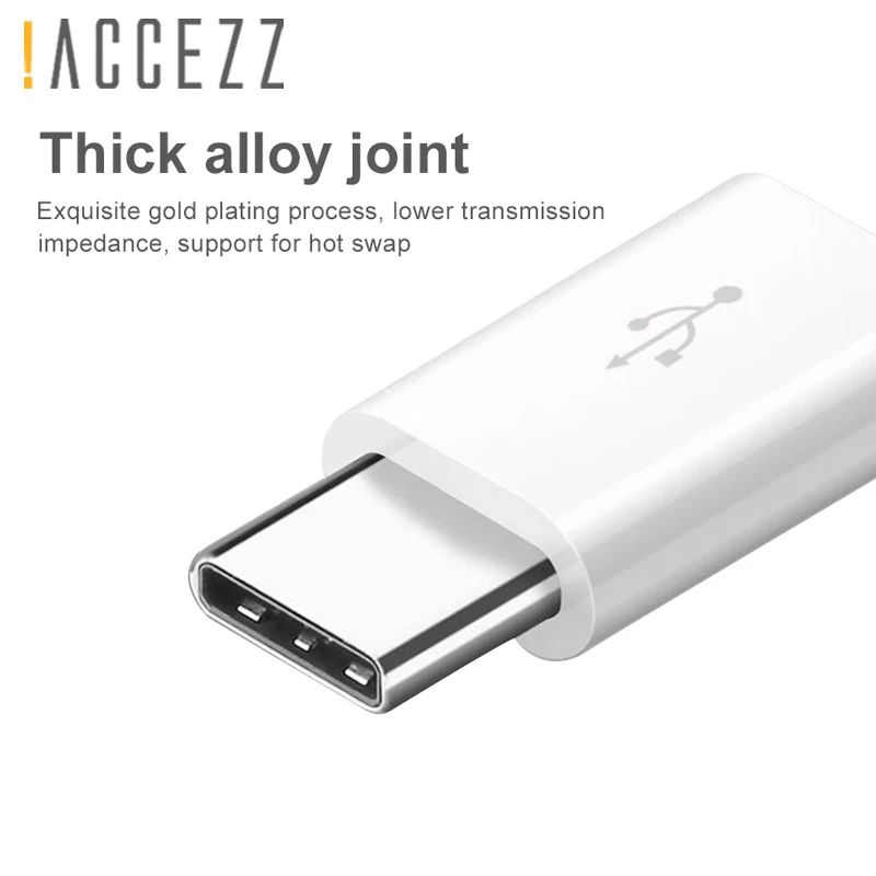 ! ACCEZZ OTG USB Type C к Micro кабель адаптер конвертер для One Plus 5 Xiaomi5 6 Samsung Galaxy S8 S9 зарядки