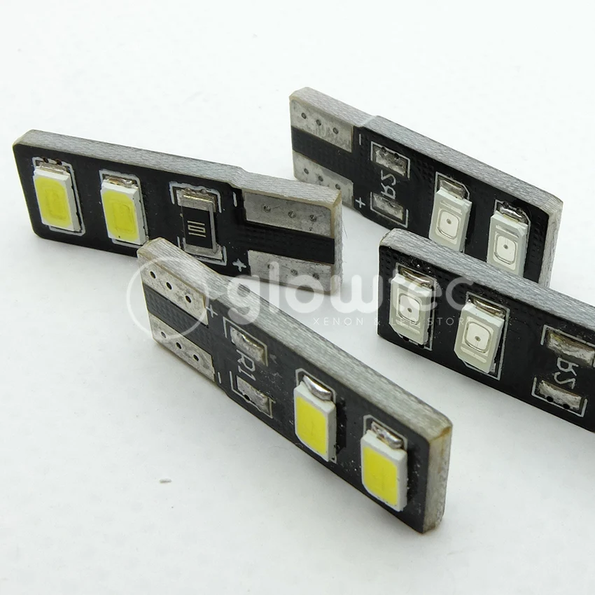 Промо 4 шт. T10 SMD 5730 светодиодный 120LM светильник лампа для чтения Белый Красный