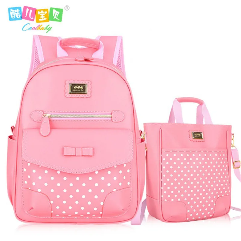 Cute Children Backpacks For Kids 1-6 Grade Orthopedic Knapsack High Quality PU Children's Satchel Girls School Bags Portfolios | Багаж и