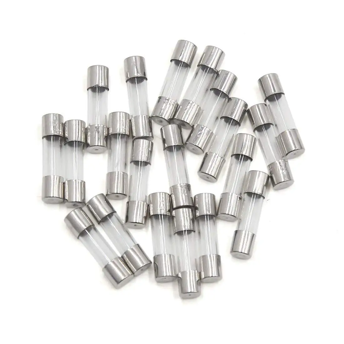 

uxcell Universal 20Pcs 5 x 20mm 2A Fast Blow Type Glass Tube Fuse for Car Vehicle
