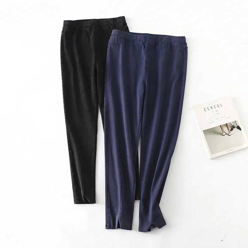 2019 Плюс Размер повседневные джинсы Весенняя женская одежда модные Стрейчевые