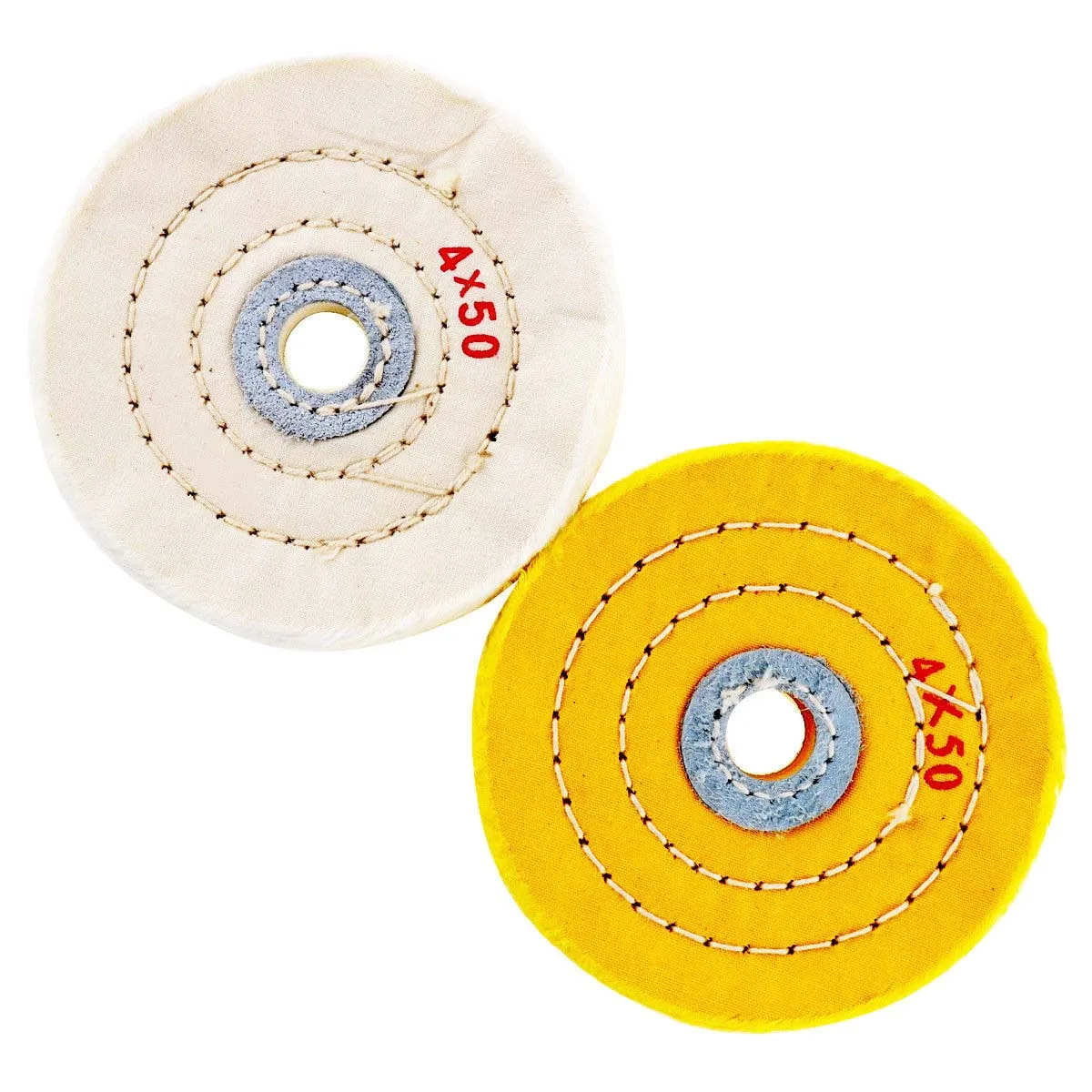 

2pcs 4 Buffing Soft Polishing Buffer Polish Wheels Pad Kit For Bench Grinder