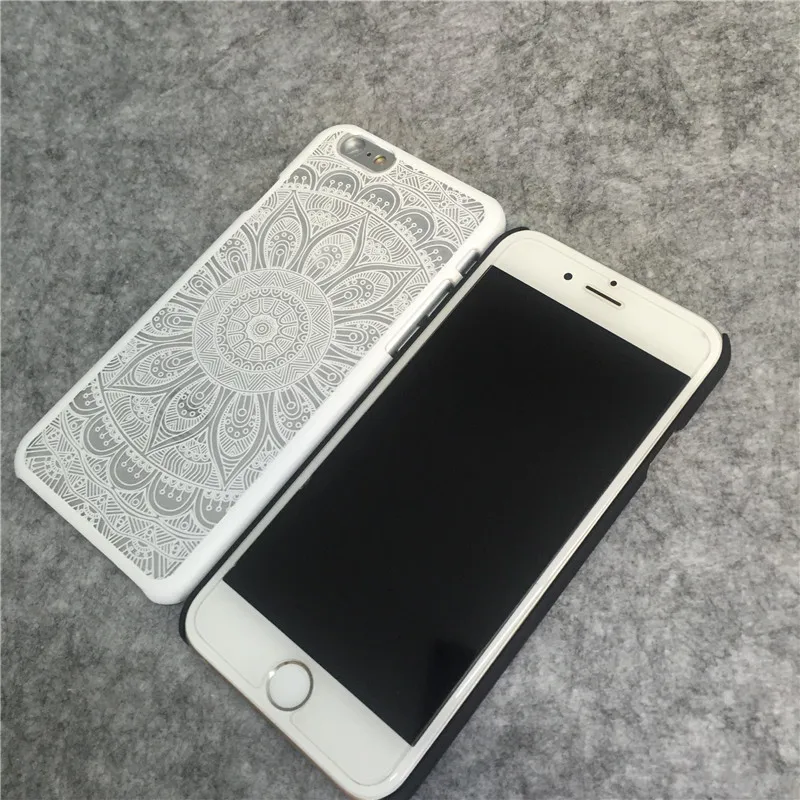 JIBAN Ретро полые цветок чехол для телефона iphone 6plus/5S/6 S 7 плюс 8 большие солнце