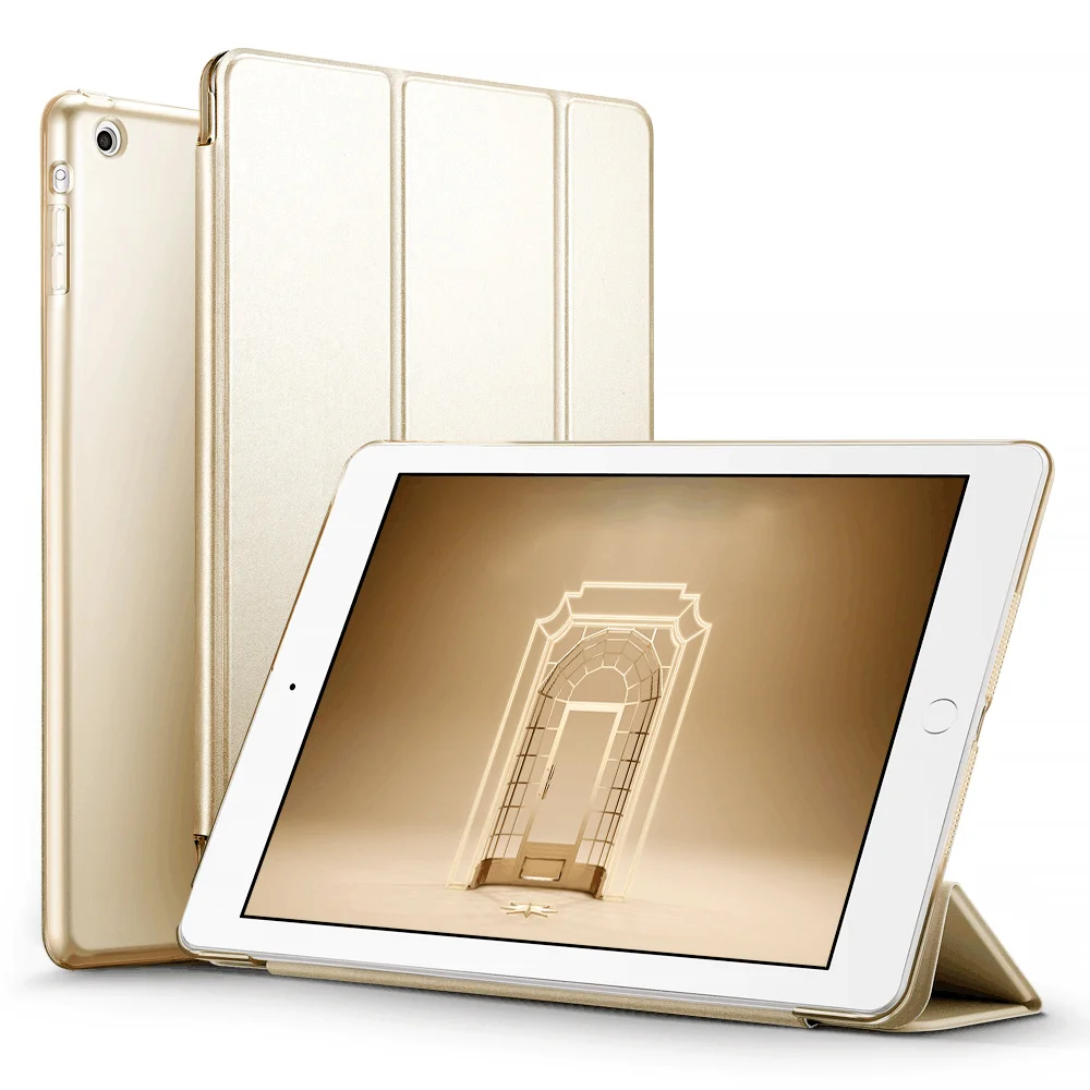 Чехол для iPad мини 1 2 3, ESR Tri-Fold Smart Cover Цвет Ultra Slim PU кожа Прозрачный чехол для iPad Mini 1 2 3
