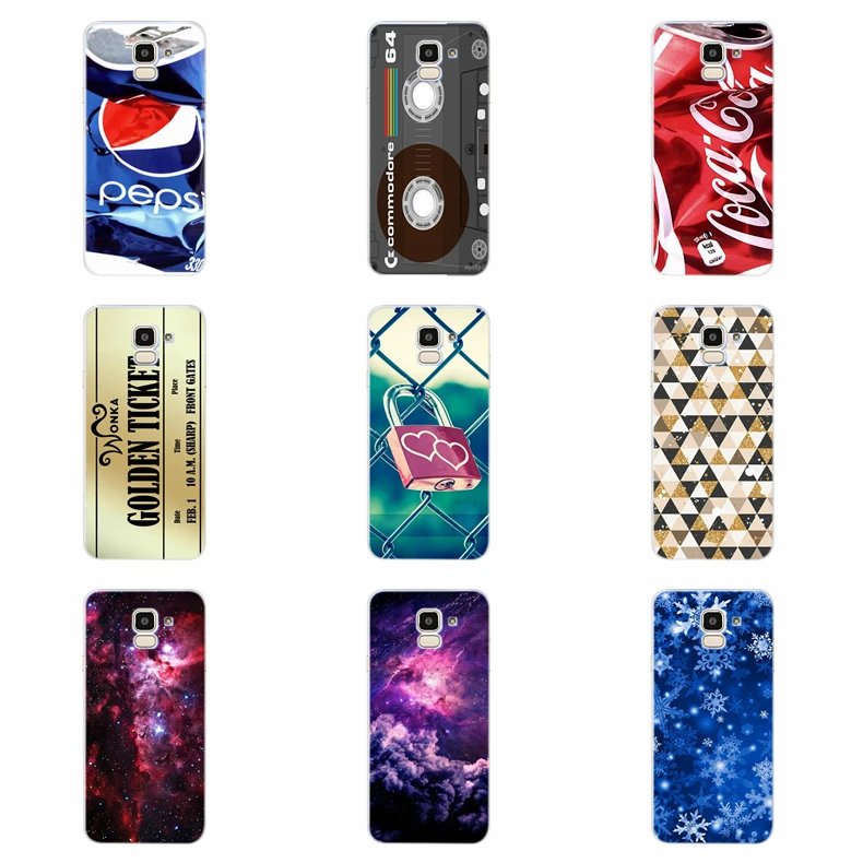 Для Samsung Galaxy S9 S9Plus S8 Plus S7 edge Note 8 J530F J720 A3 A5 2017 TPU чехол с узором мягкий окрашенный D130 |