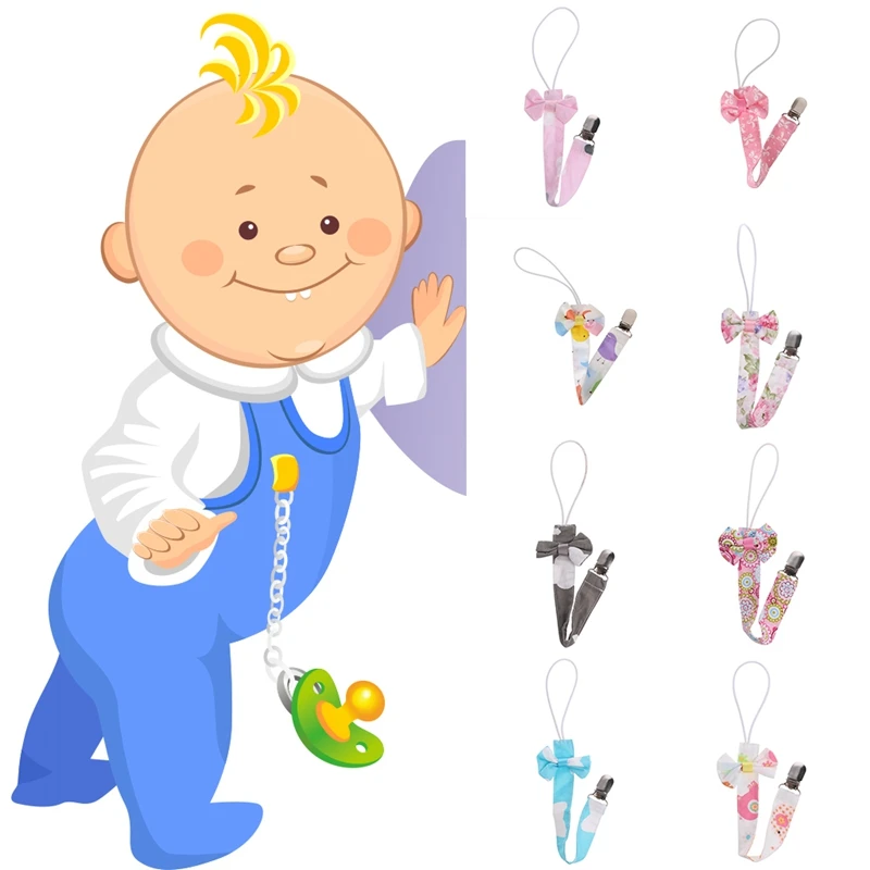 

Baby Pacifier Clip Chain Strap Dummy Soother Nipple Holder Newborn Boys Girls