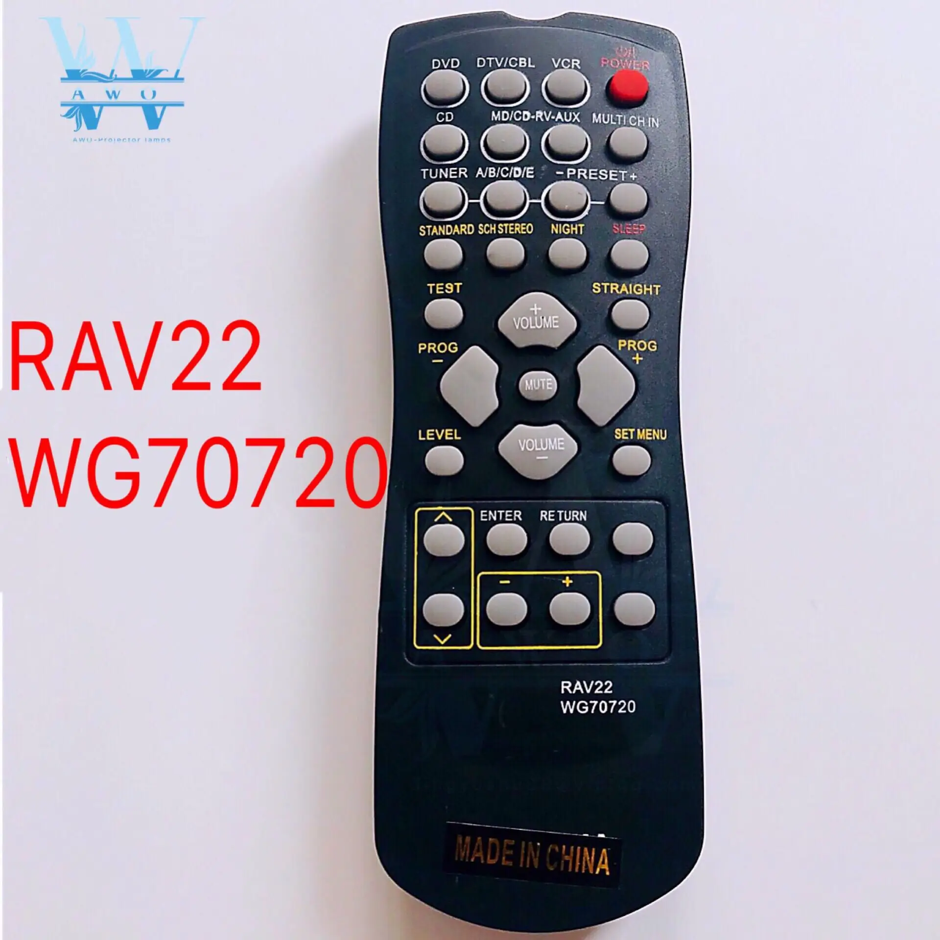 100% новый RAV22 для пульта дистанционного управления YAMAHA сменный CD DVD RX V350 V357 HTR5830