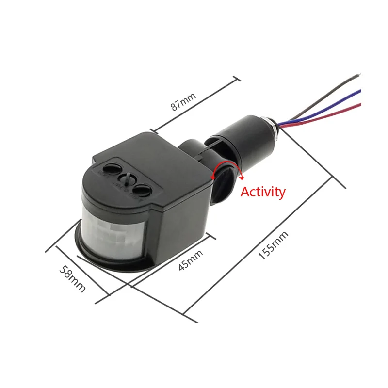 Motion Sensor Light Switch Outdoor AC 220V Automatic Infrared PIR With LED | Обустройство дома