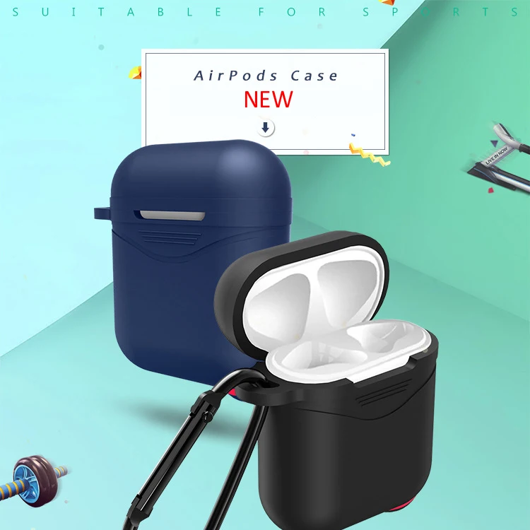 Anti-fall dust strap hook Bluetooth headset cover for Apple Headset Airpods | Электроника
