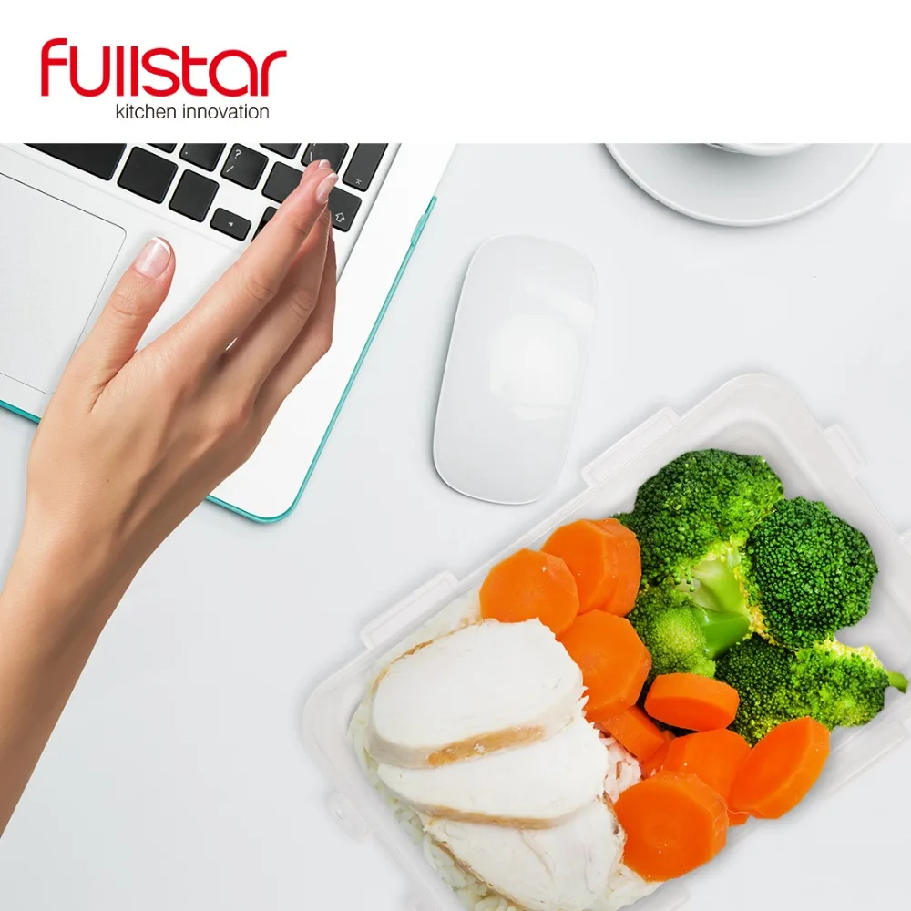 Пластиковый Ланч-бокс Fullstar для детей, кухонные принадлежности, контейнер для еды, микроволновка, 9 шт., милый Бенто-бокс для овощей, кухонный инструмент