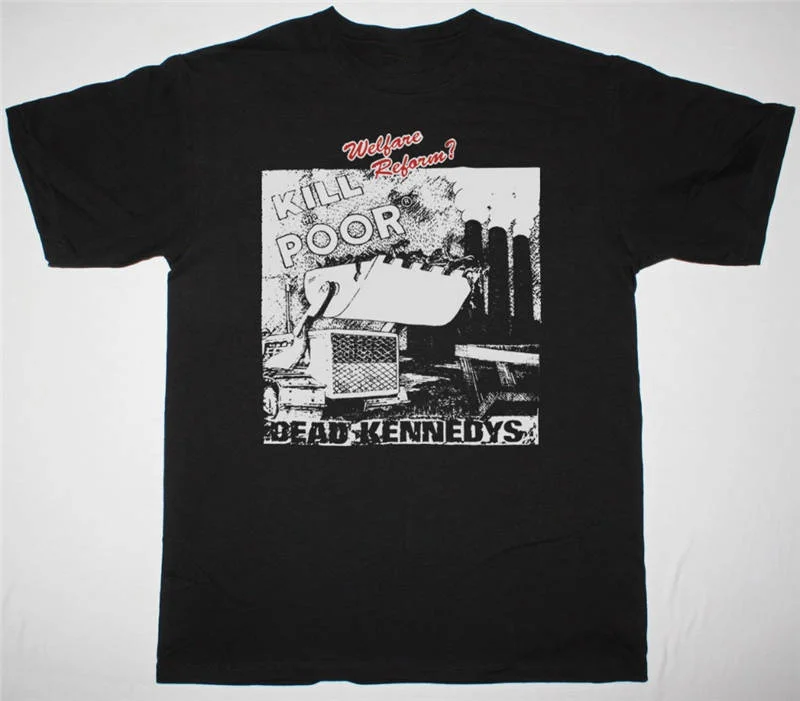 Новинка футболки мужские короткие Dead Kennedys убить с круглым вырезом|Мужские