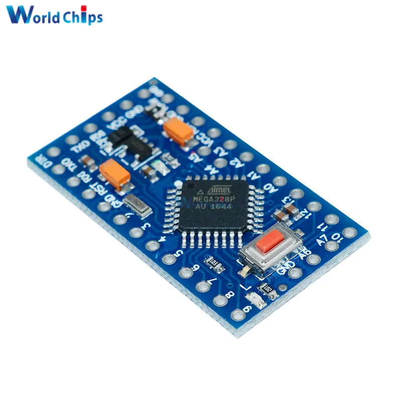 Плата модуля diymore Pro Mini Atmega328 3 В 8 МГц для контроллера Arduino 328 с контактами замена