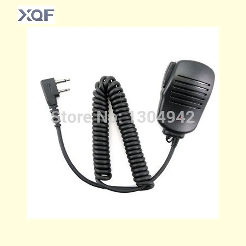 New Handheld Mic Microphone Speaker for 2 Pin for ICom Yaesu Vertex two way Radio IC-F10/F11/F12/F20/21 IC-F22 IC-F3 IC-F33GS