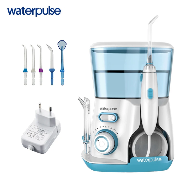 Waterpulse v300 3 цвета Зубная нить Pro Ирригатор для полости рта 800 мл Гигиена полости рта зубные Вышивка Крестом Нить для Семья ежедневно Уход за полостью рта
