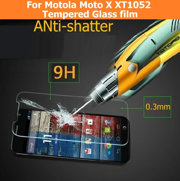 Пленка из закаленного стекла для Motorola Moto X X2 X3 стеклянная пленка Style Pure Edition / Force Play