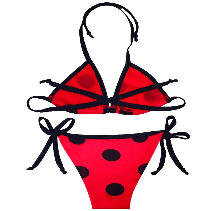 2019 Summer Girls Bikini Swimwear Dress Casual Beach Todder Birthday Party Swimsuit Princess Ladybug Clothing | Детская одежда и