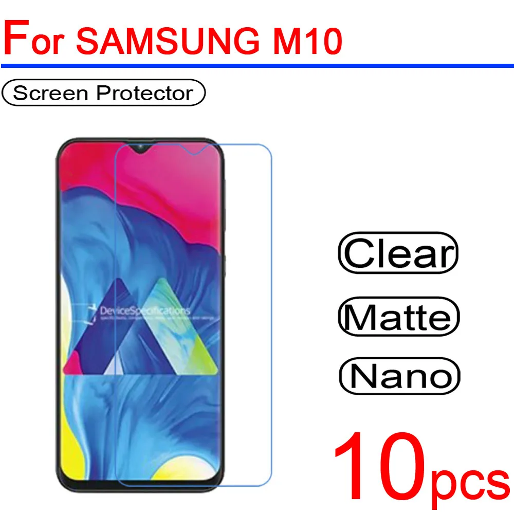 10 шт. Ультрапрозрачная мягкая защитная пленка для экрана Samsung galaxy A10 A30 A50 M10 M20 M30 A20