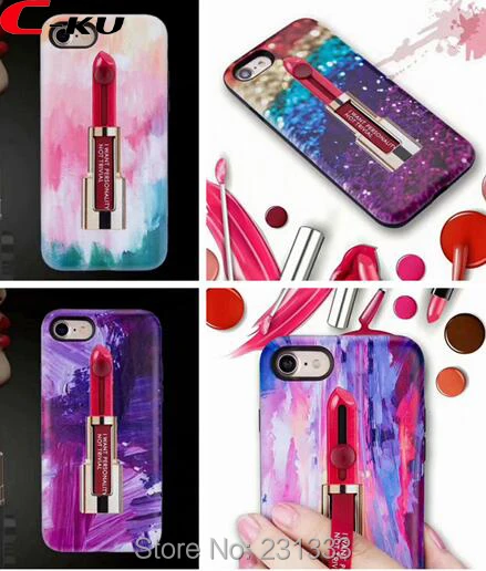 Губная помада Pull Ring Hybrid TPU PC жесткий чехол для Iphone X XS MAX XR 8 7 Plus 7PLUS I7 6 6S стелс