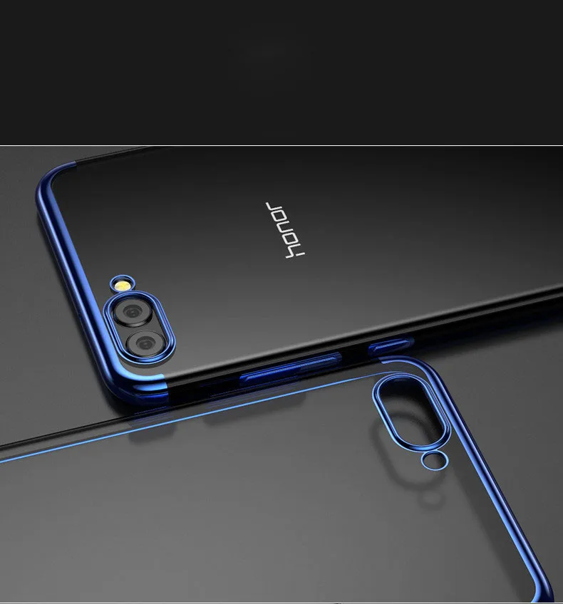 Triseoly чехол с покрытием из термополиуретана для huawei Y6 Y5 Prime Honor 10 Lite V9 V10 8X Enjoy 7 8 huawei Nova 2 3 прозрачный мягкий силиконовый чехол