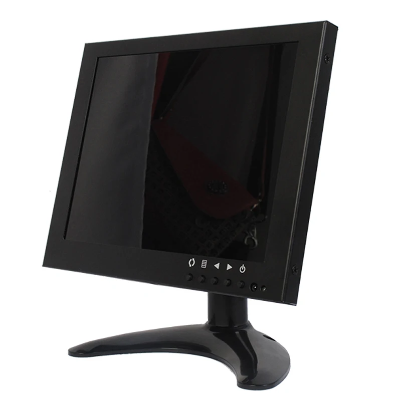 Монитор диагональю 8 дюймов HD с металлическим корпусом и разъемом HDMI VGA AV BNC для ТВ