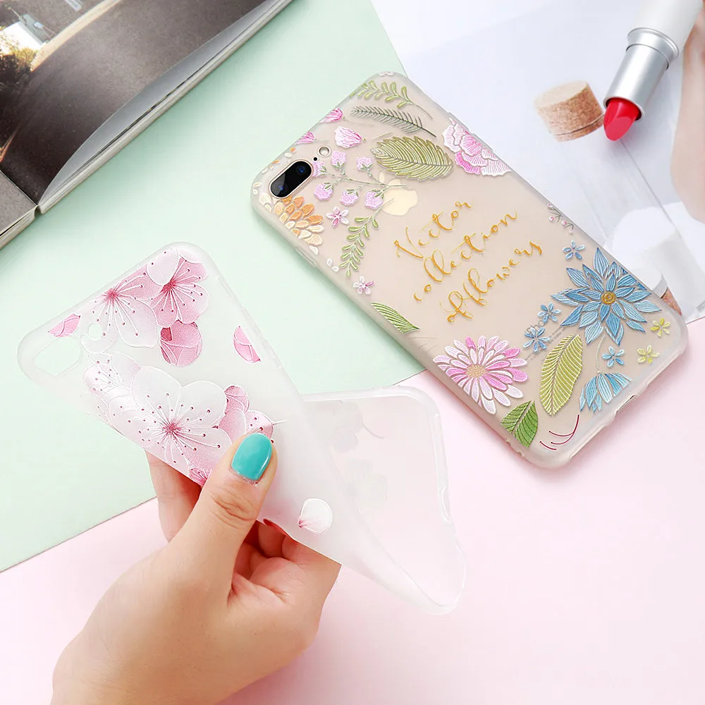 KISSCASE цветочный чехол для телефона Huawei Honor 9 Lite 10 V9 7X 8X 7A Мягкий силиконовый NOVA 2 Plus 3
