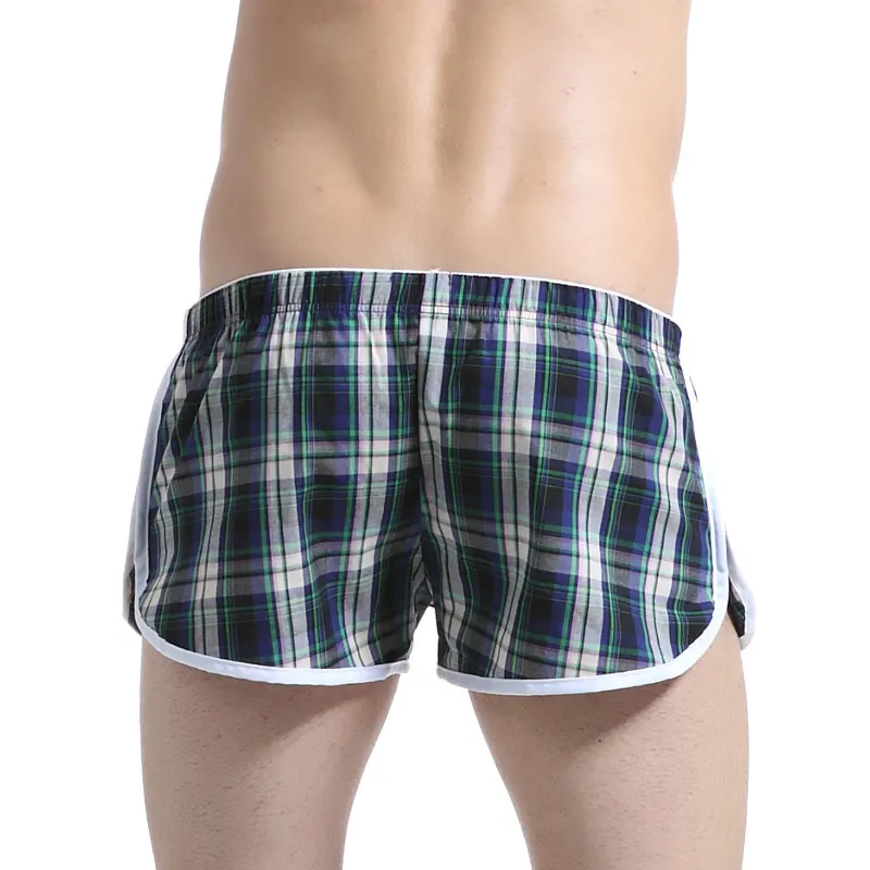 Мужские хлопковые трусы-боксеры WJ удобные шорты для тренировок одежда дома лидер