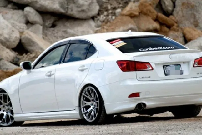 For Lexus IS250 IS300 IS350 Spoiler ABS Material Car Rear Wing Primer Color Rear lip Spoiler For Lexus IS250 Spoiler 2006-2011
