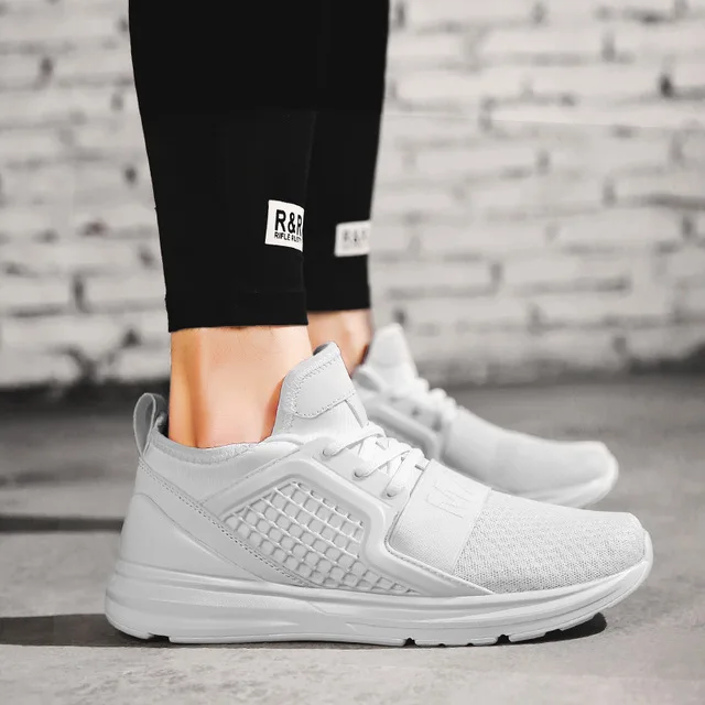 Высококачественная дышащая мягкая мужская обувь на толстой подошве кроссовки