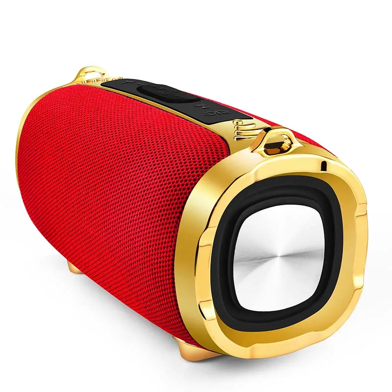 Red Bluetooth Колонка Беспроводная портативная звуковая коробка 10 Вт стерео сабвуфер fm-радио Boombox Tv Tf AUX USB PC звуковая панель для xiaomi - Цвет: Red