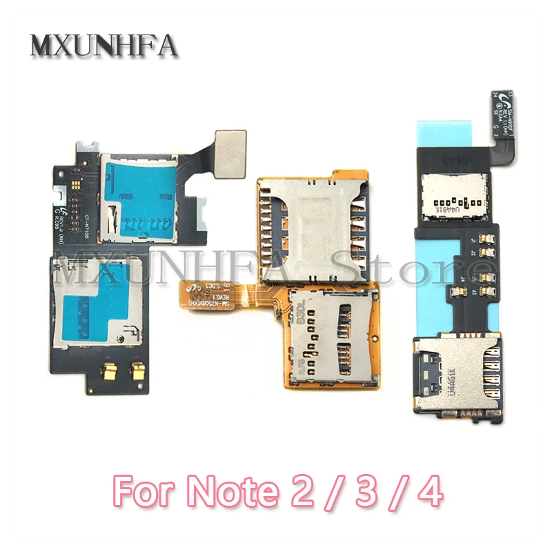 Картридер Micro SD для Samsung Galaxy Note 2 3 4 N7100 N7508V N910F со слотом карты памяти сменный