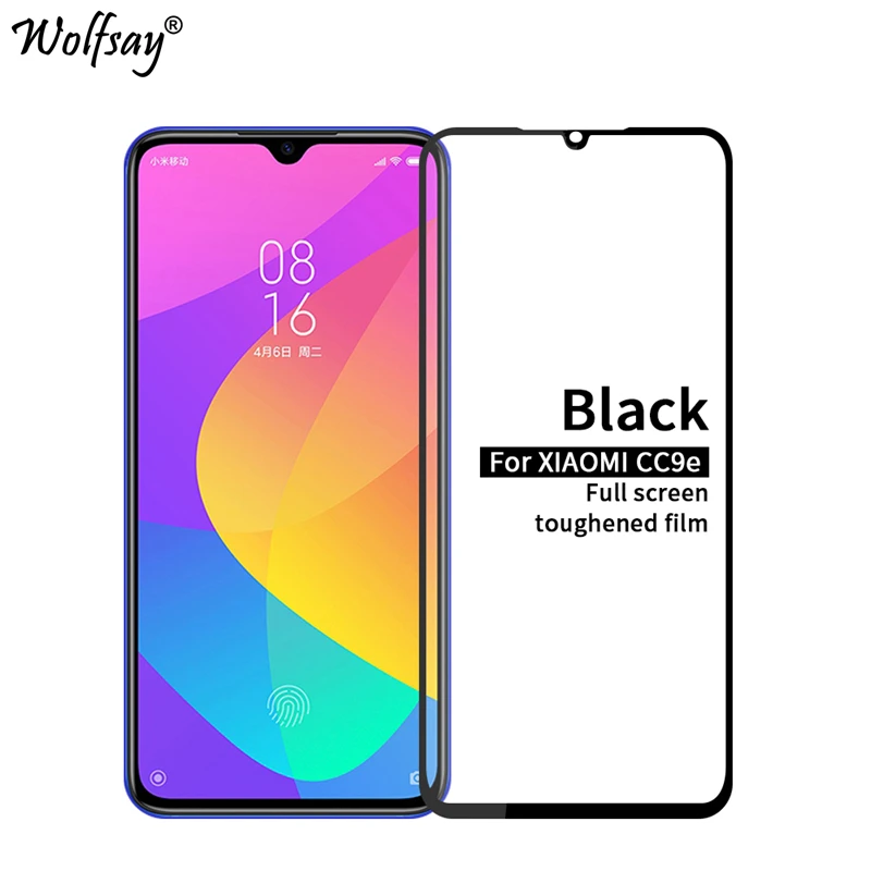 

9H защита для экрана для Xiaomi Mi CC9E стекло закаленное Полное покрытие Защитное стекло для Xiaomi Mi CC9E Защитная стеклянная пленка Mi CC9 E